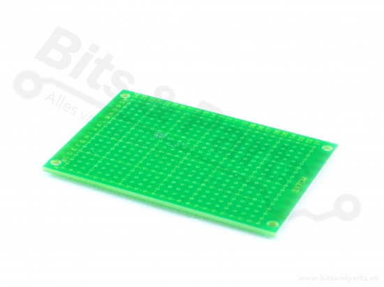 Prototyping board / PCB Fiberglass/Glasvezel enkelz. (18x24gaats / 5x7cm)